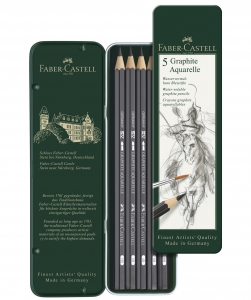 CREION GRAFIT AQUARELLE FABER-CASTELL SET 5 BUC [1]